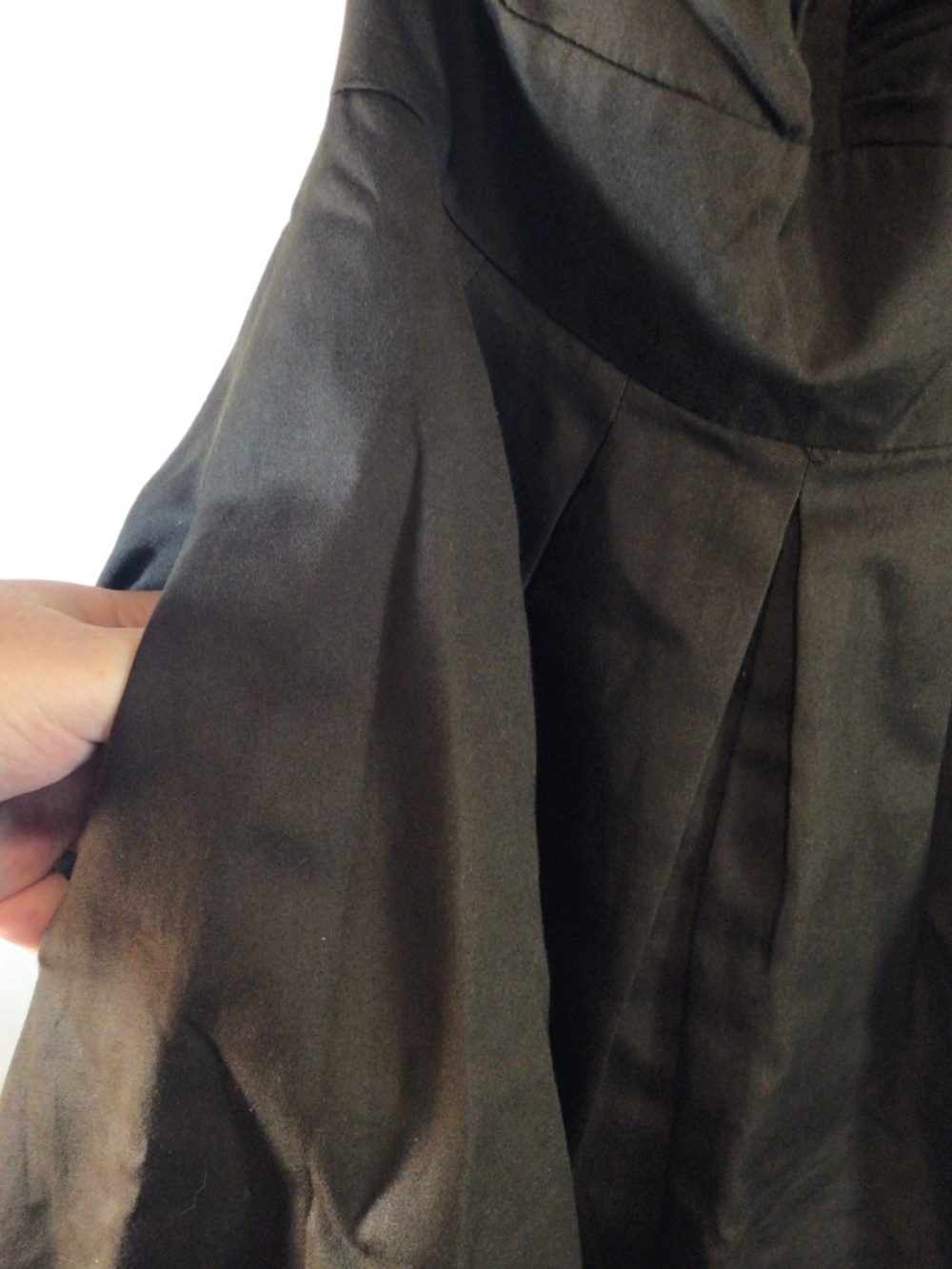 J.Crew Fit & Flare Halter Dress Size 2 100% Cotton Full Skirt Preppy Cocktail - Picture 10 of 15